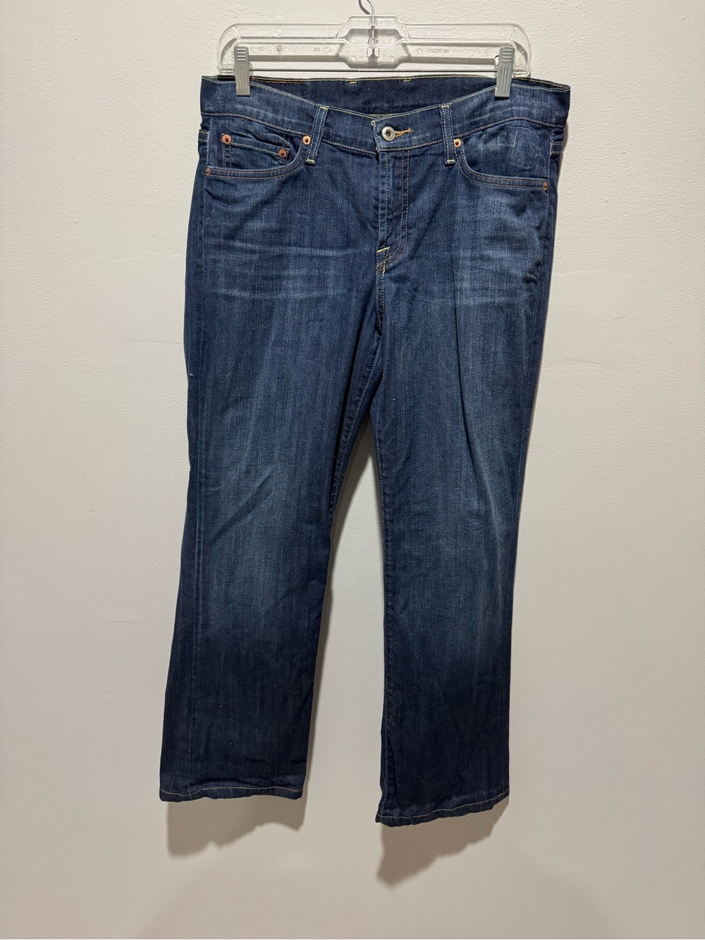 Lucky Brand Women’s Dark Blue Straight Jeans